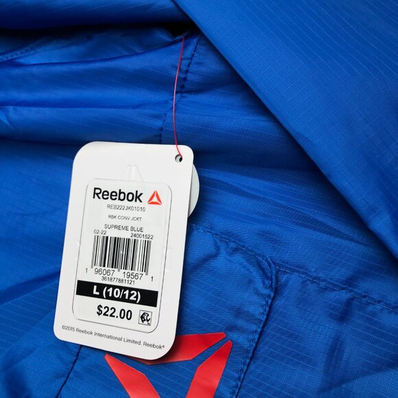 Reebook Pullover Windbreaker Jacket Size 10/12 - Picture 7 of 7